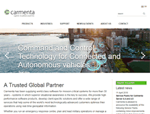 Tablet Screenshot of carmenta.com